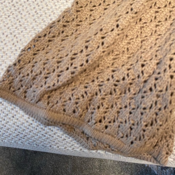 NWT Crochet Maxi Dress - Taupe Brown - Picture 16 of 16